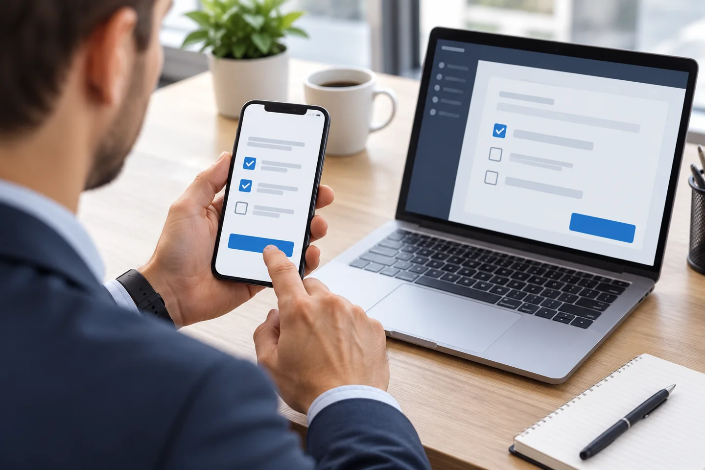 Multi-channel survey and notification platform