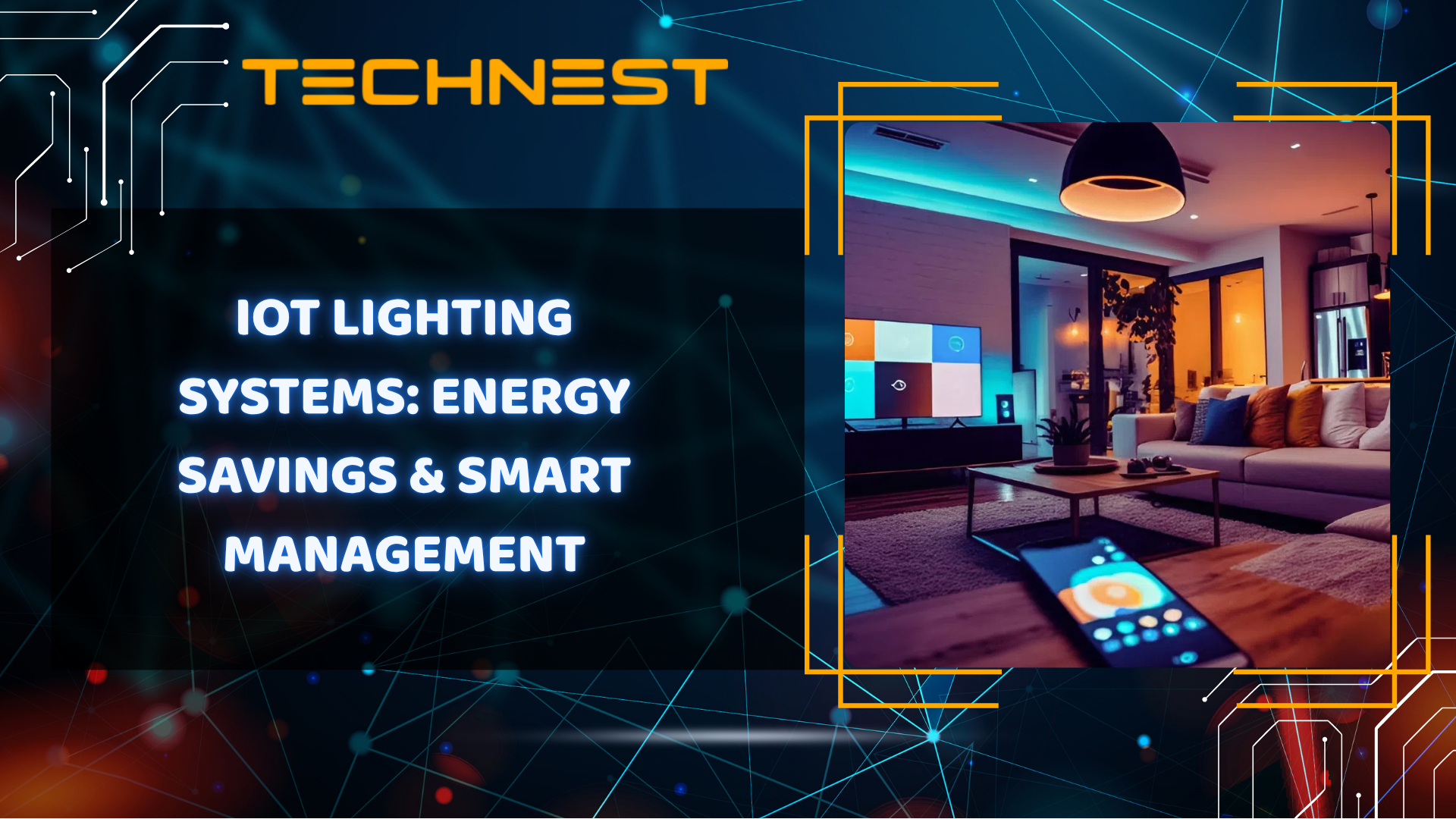 IoT Lighting Systems: Energy savings & smart management