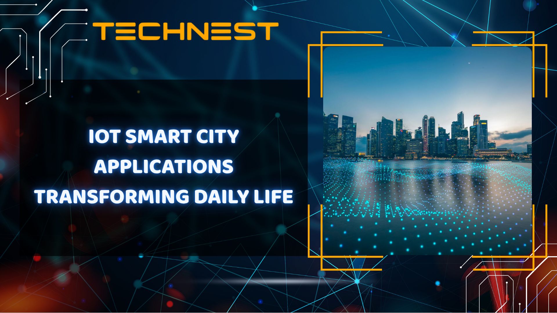 IoT smart city applications transforming daily life