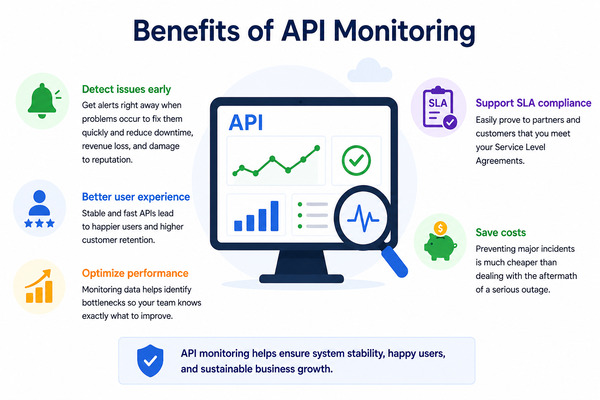 Benefits of API Monitoring Benefits of API Monitoring